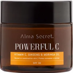 Alma Secret Antiedad Iluminadora Con Vitamina C, Ginseng Y Moringa Spf30 50Ml