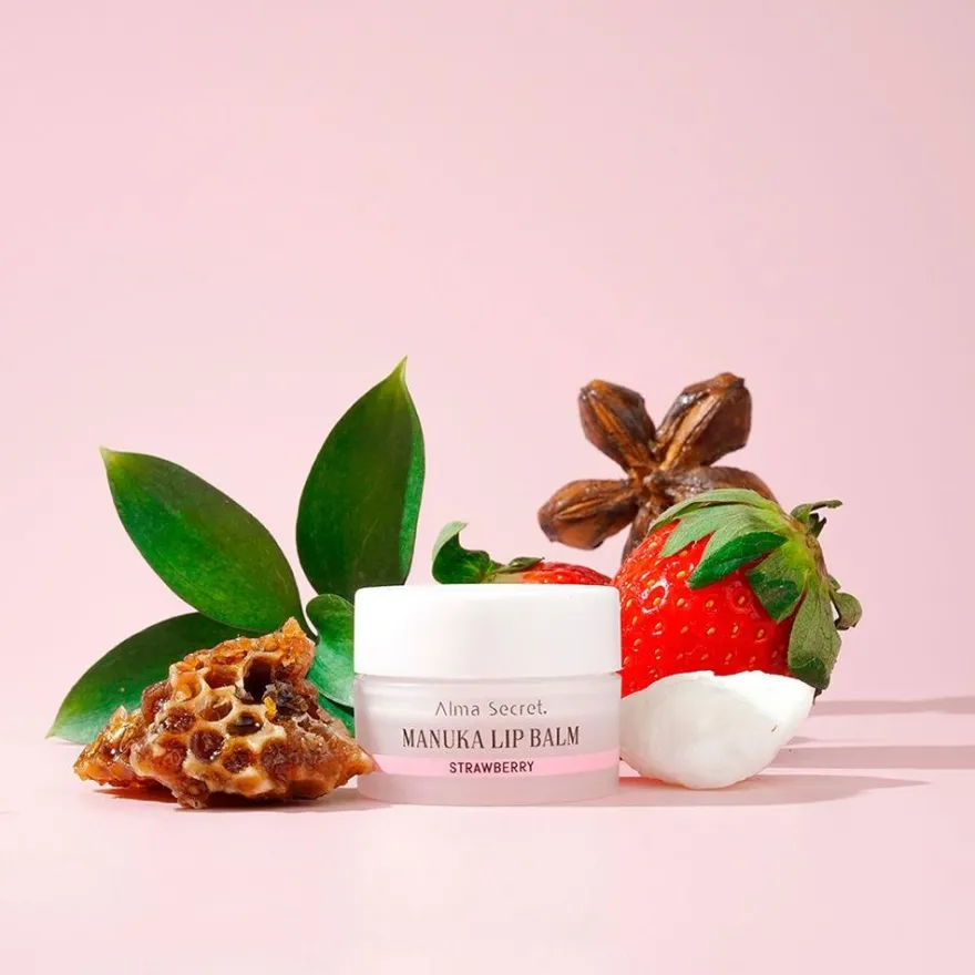 Alma Secret Bálsamo Labial Nca Inchi Y Miel De Manuka Fresa 10Ml