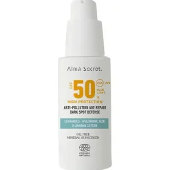 Alma Secret Crema Facial Con Alta Proteccion Solar Spf50 50Ml