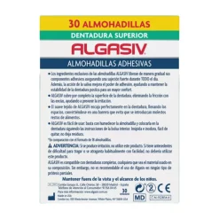 Almohadillas Adhesivas para Dentaduras Postizas Superiores, 30 ud. - Algasiv®