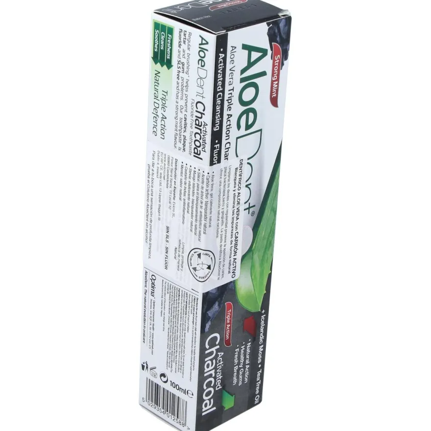 Aloedent Carbon Activo Dentifrico 100Ml.