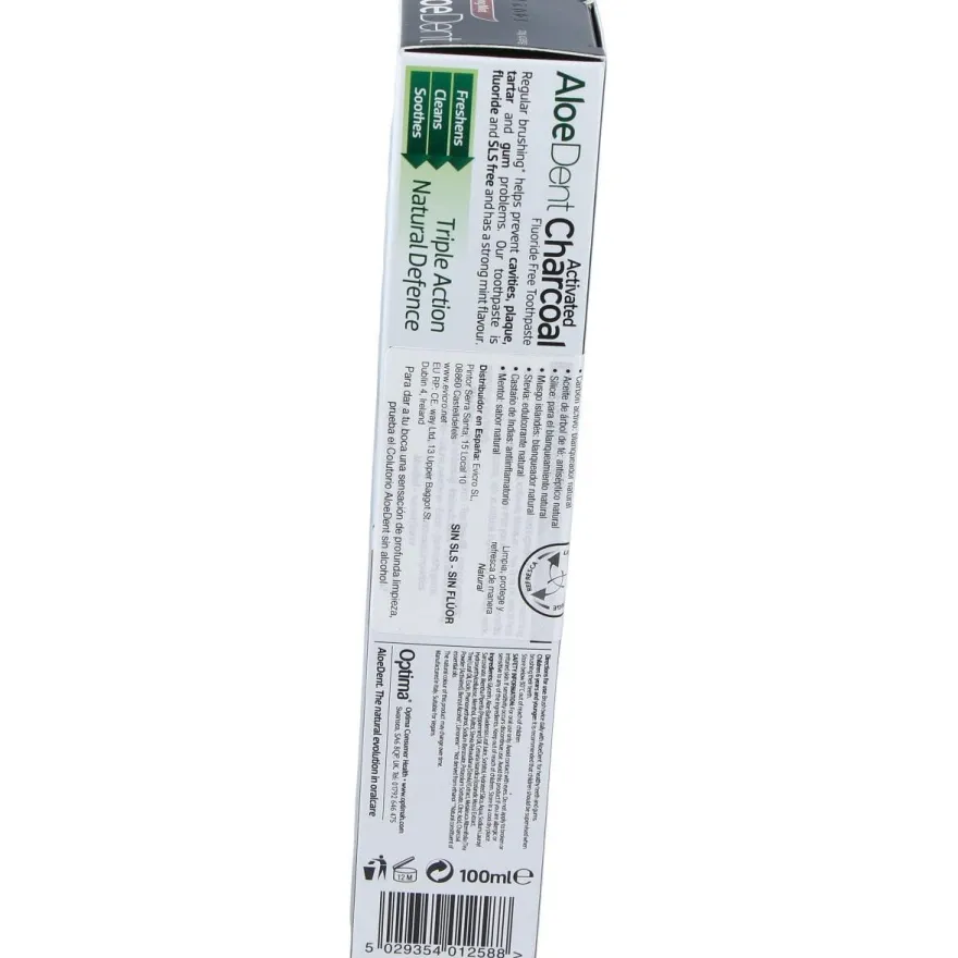 Aloedent Carbon Activo Dentifrico 100Ml.