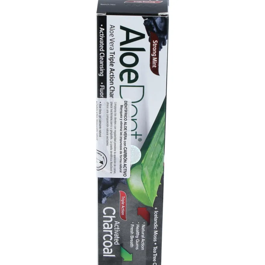 Aloedent Carbon Activo Dentifrico 100Ml.