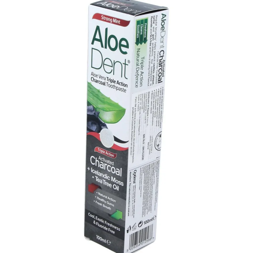 Aloedent Carbon Activo Dentifrico 100Ml.
