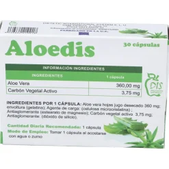 Aloedis (aloe Vera) 30cap - Dis Productos Naturales