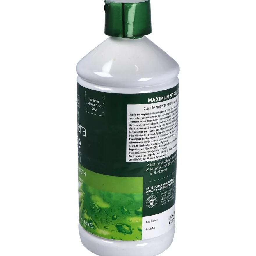 Aloe Pura Zumo Aloe Vera Potencia Max 1l - Madal Bal