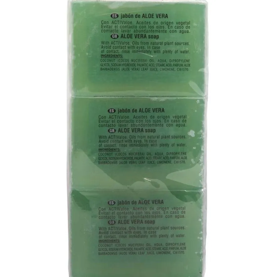 Aloe Vera Jabón Piel Seca o Sensible 3 X 125 Gr - Lixone