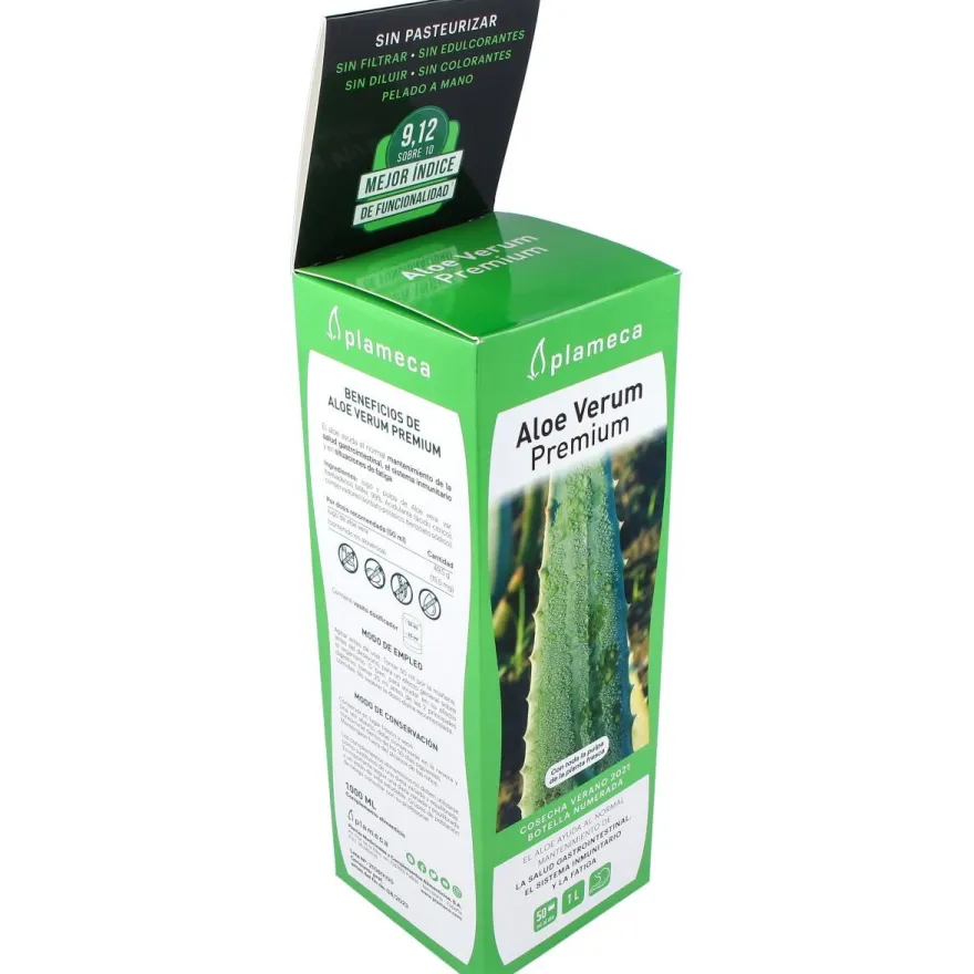 Aloe Verum Premium sin Aloina 1litro - Plameca