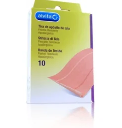Alvita Apósito Adhesivo Tela, 10 X 6 cm - Alliance Healthcare