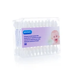 Alvita Bastoncillos de Seguridad para Bebés, 60 Unidades. - Alliance Healthcare
