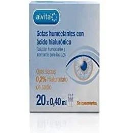 Alvita Gotas Humectantes con Ácido Hialuronico (20 Monodosis 0,40 ml) - Otros Laboratorios