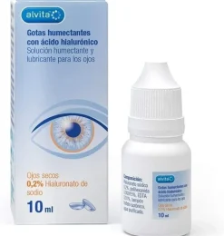 Alvita Gotas Humectantes con Ácido Hialuronico (1 Envase 10 ml) - Otros Laboratorios