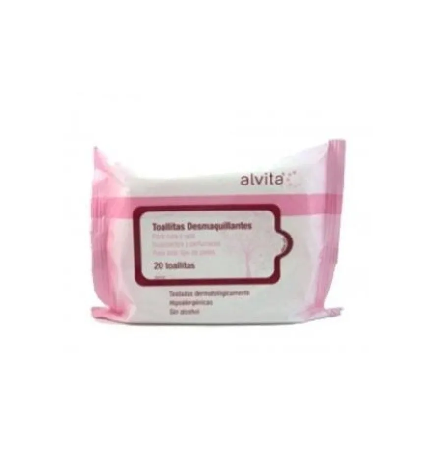 Alvita Toallitas Desmaquillantes, 20U . - Alliance Healthcare