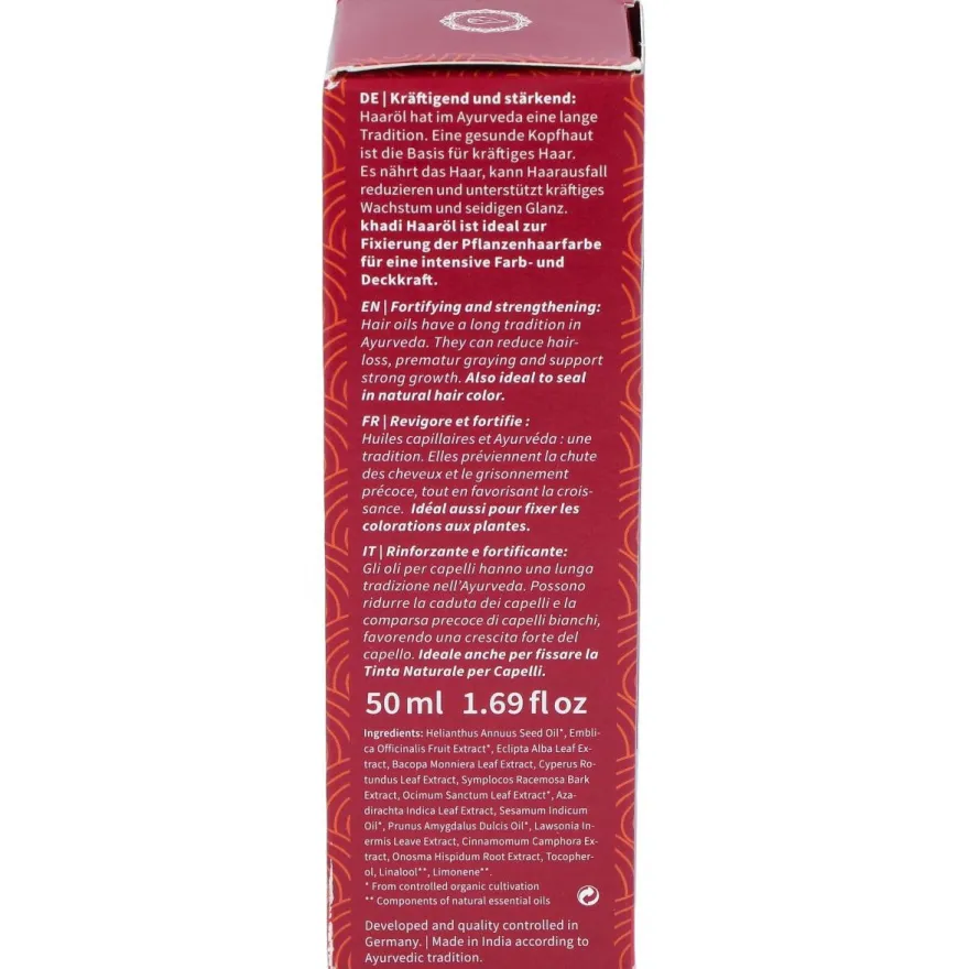 Amla Aceite Fortalecedor Capilar Brillo 50ml - Khadi