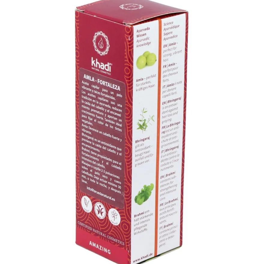 Amla Aceite Fortalecedor Capilar Brillo 50ml - Khadi