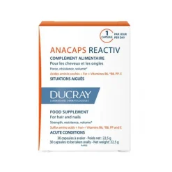 Anacaps Reactiv Complemento Alimenticio, 30 Caps - Ducray