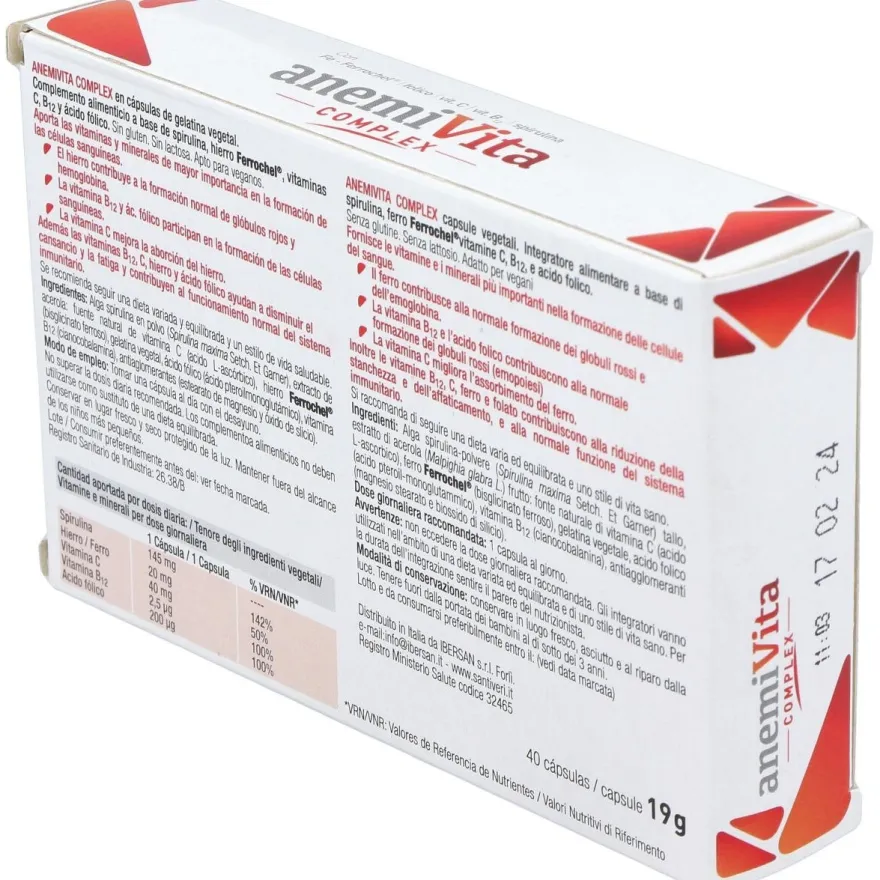 Anemivita Complex, 40 Uds - Santiveri