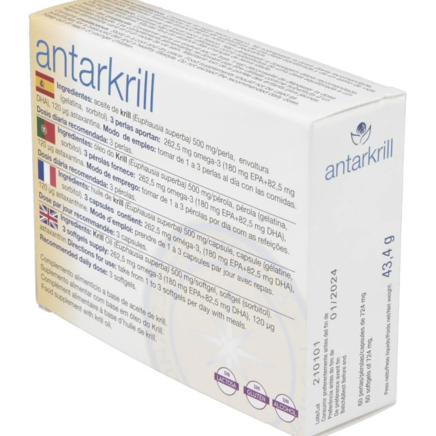 Antarkrill Aceite De Krill 60 Perlas