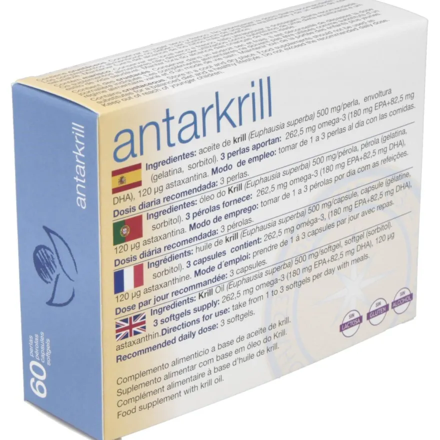 Antarkrill Aceite De Krill 60 Perlas