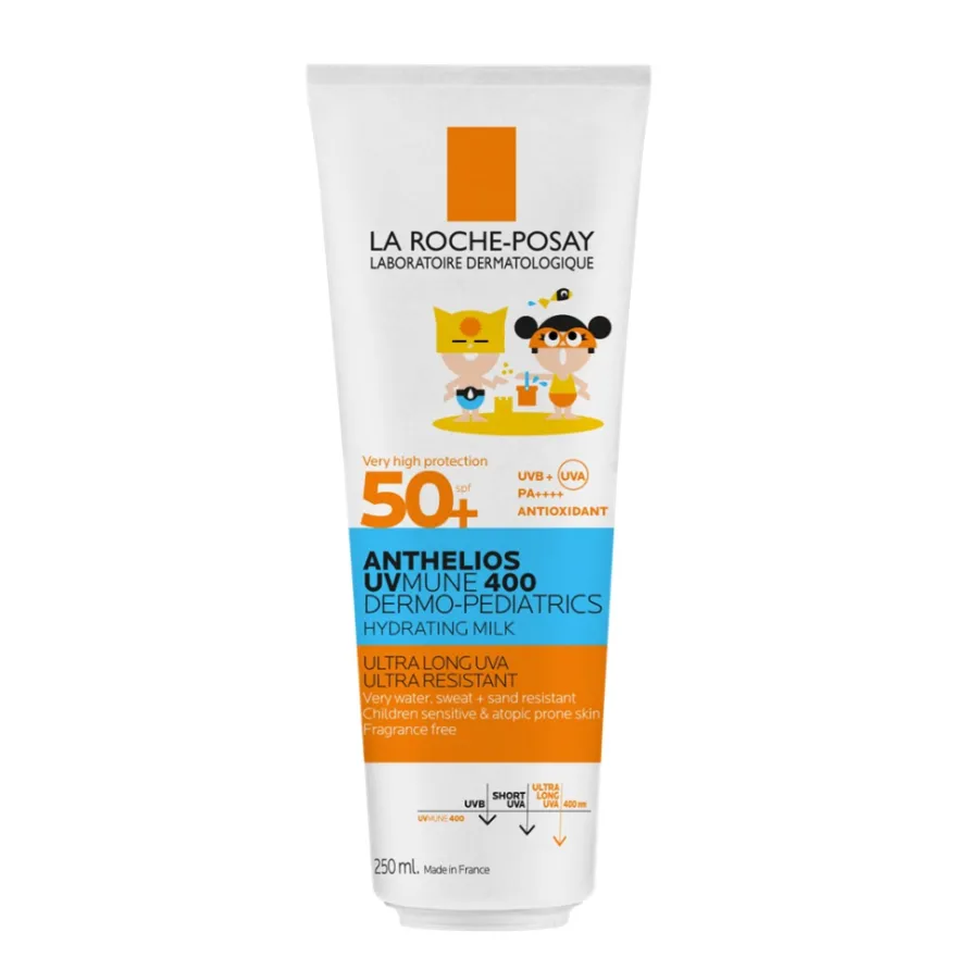 Anthelios UVMUNE 400 Dermo-Pediatrics Leche SPF50+, 250 ml. - La Roche Posay