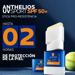 Anthelios UV Sport Pro-Resistance Protector Solar Stick SPF50+,10 ml. - La Roche Posay