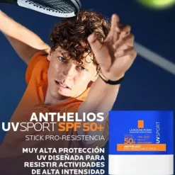 Anthelios UV Sport Pro-Resistance Protector Solar Stick SPF50+,10 ml. - La Roche Posay
