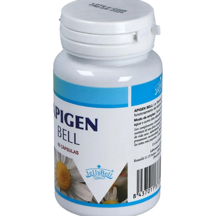 Apigen Bell Apigenina 60cap - Jellybell