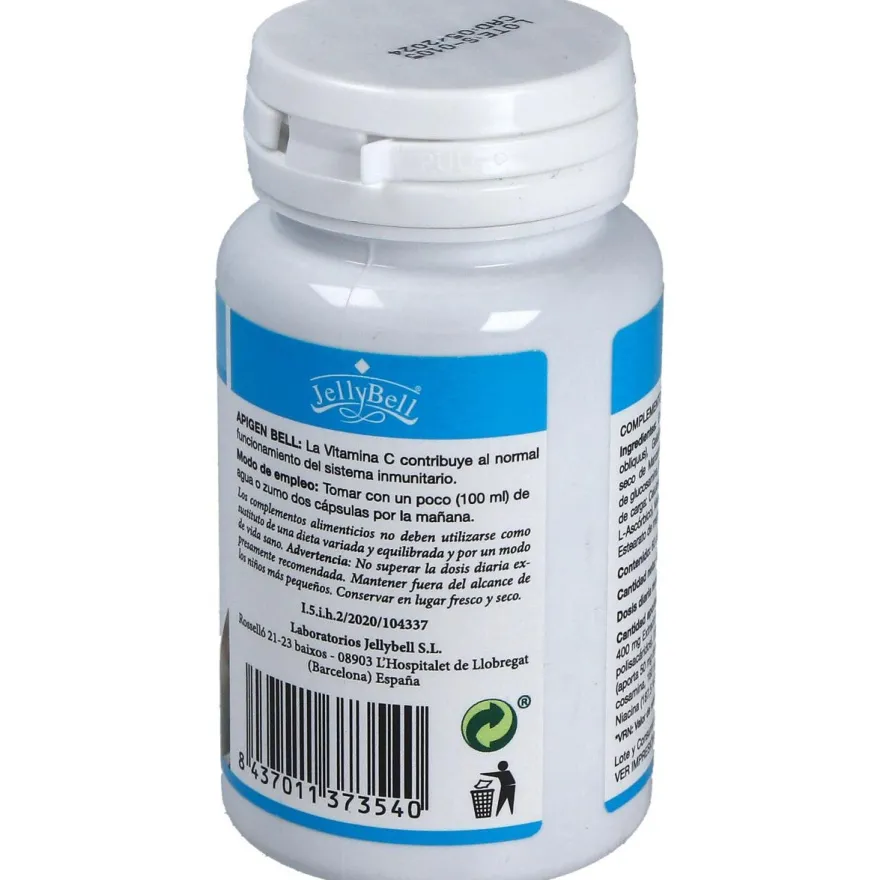 Apigen Bell Apigenina 60cap - Jellybell