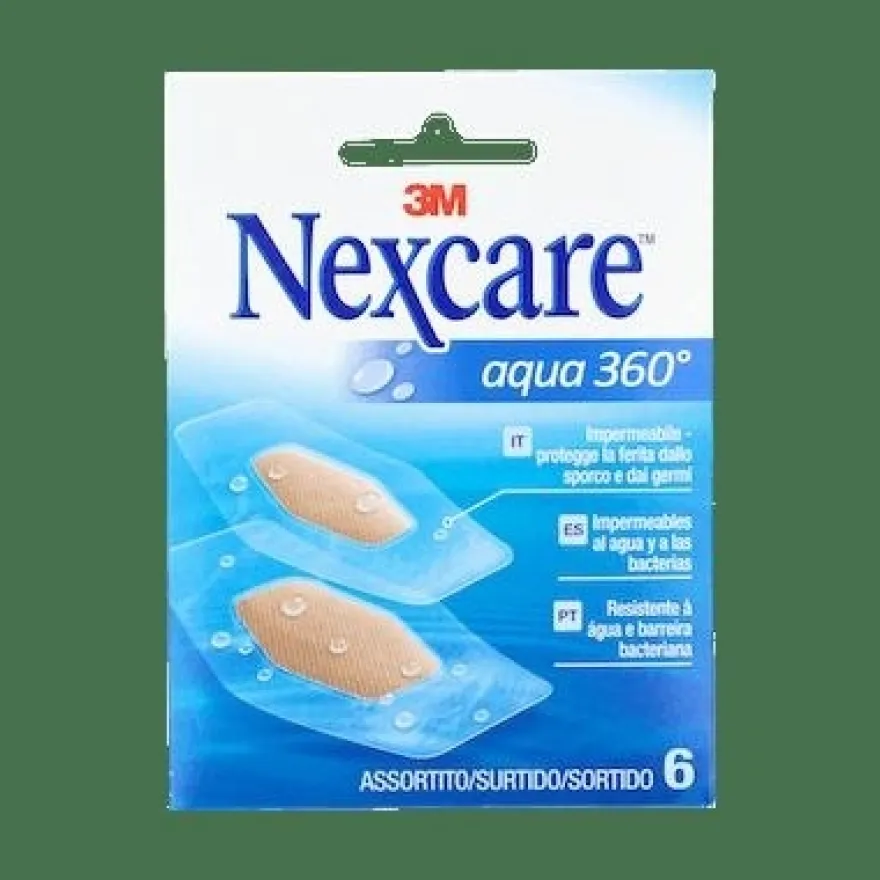 ® Aqua 360º Tiras Adhesivas Bolsillo 6uds - Nexcare
