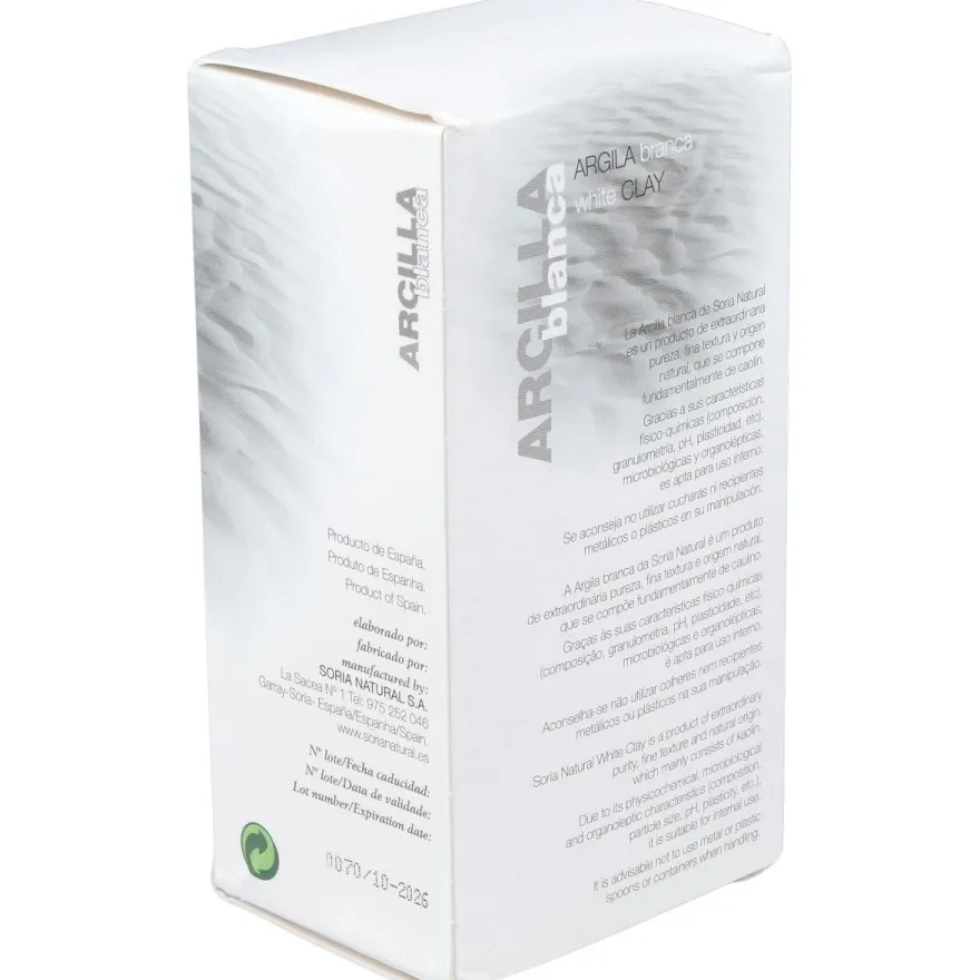 Arcilla Blanca 250g - Soria Natural