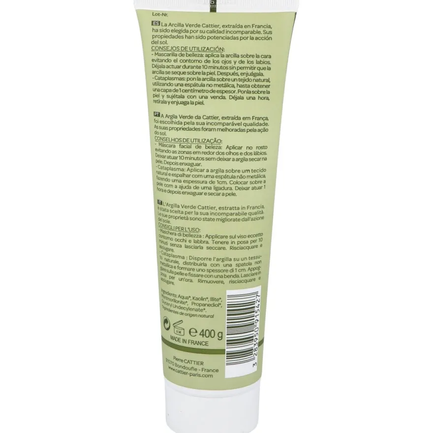 Arcilla Verde En Tubo 400Gr. 2