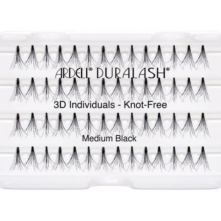 Ardell Pestañas Postizas 3D Individuales Medium Black 56Uds