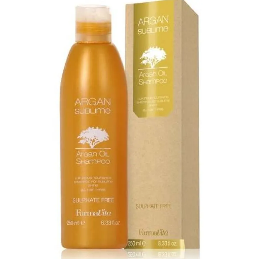Argan Sublime Shampoo 250ml - Farmavita