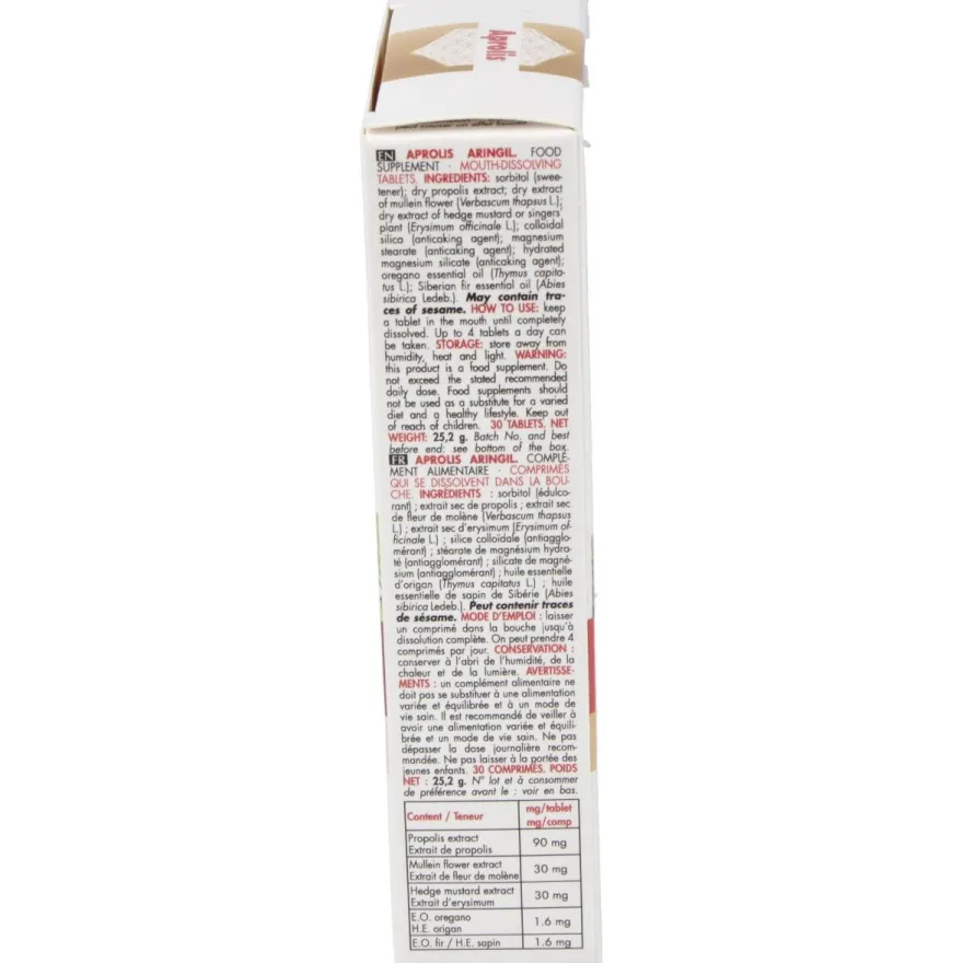 Aringil (faringil) (faringitis,afonia,tos) 30comp - Intersa