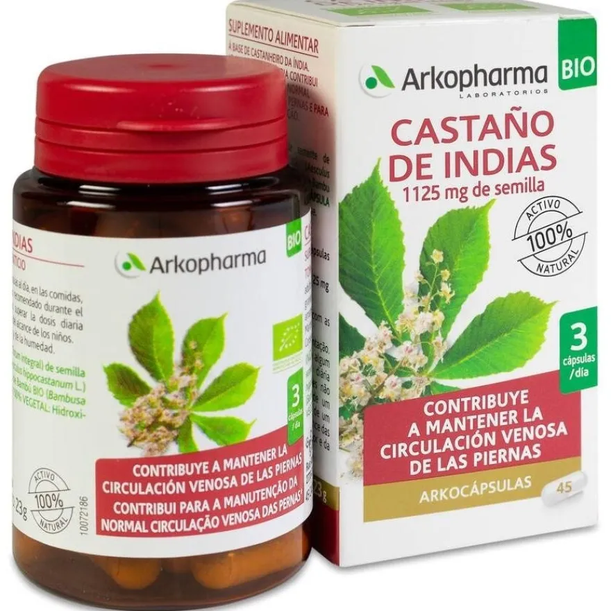 Arkocápsulas Castaño De Indias Bio, 45 Cápsulas