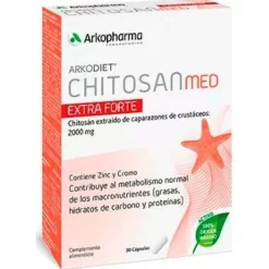 Arkopharma Arkodiet Chitosan Extra Forte + Cromo, 30 Cápsulas