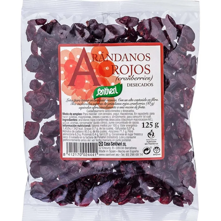 Arándanos Rojos Desecados 125g - Santiveri