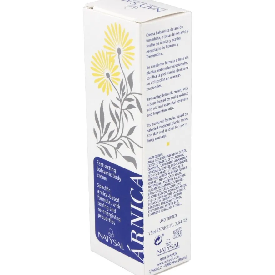 Arnica Crema Balsámica 75ml - Natysal