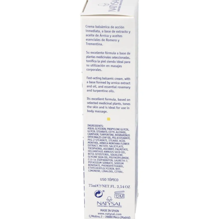 Arnica Crema Balsámica 75ml - Natysal