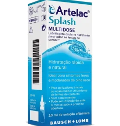 Artelac Splash Colirio Ojos Secos Multidosis, 10 ml. - Bausch & Lomb