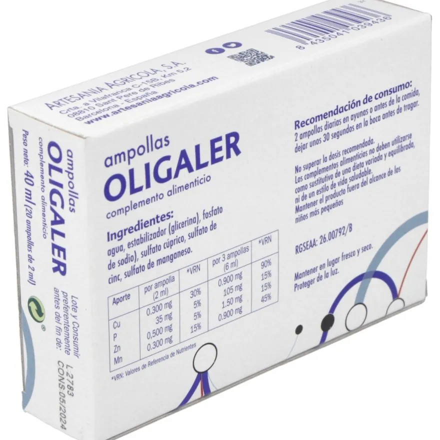 Artesania Agricola Oligaler 40Ml