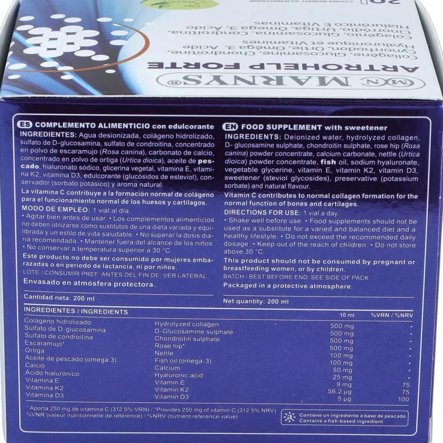 Arthrohelp, Suplemento Articular en Viales Bebibles - Marnys