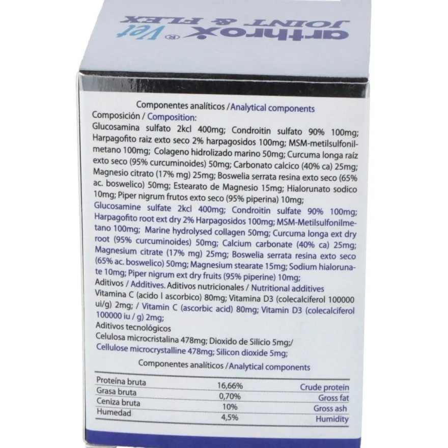 Arthrox Vet Joint y Flex 60comp. Veterinaria - Cumediet