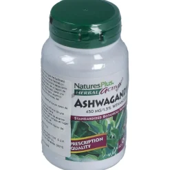 Ashwaganda Raiz 450Mg. 60Cap. Herbal Actives