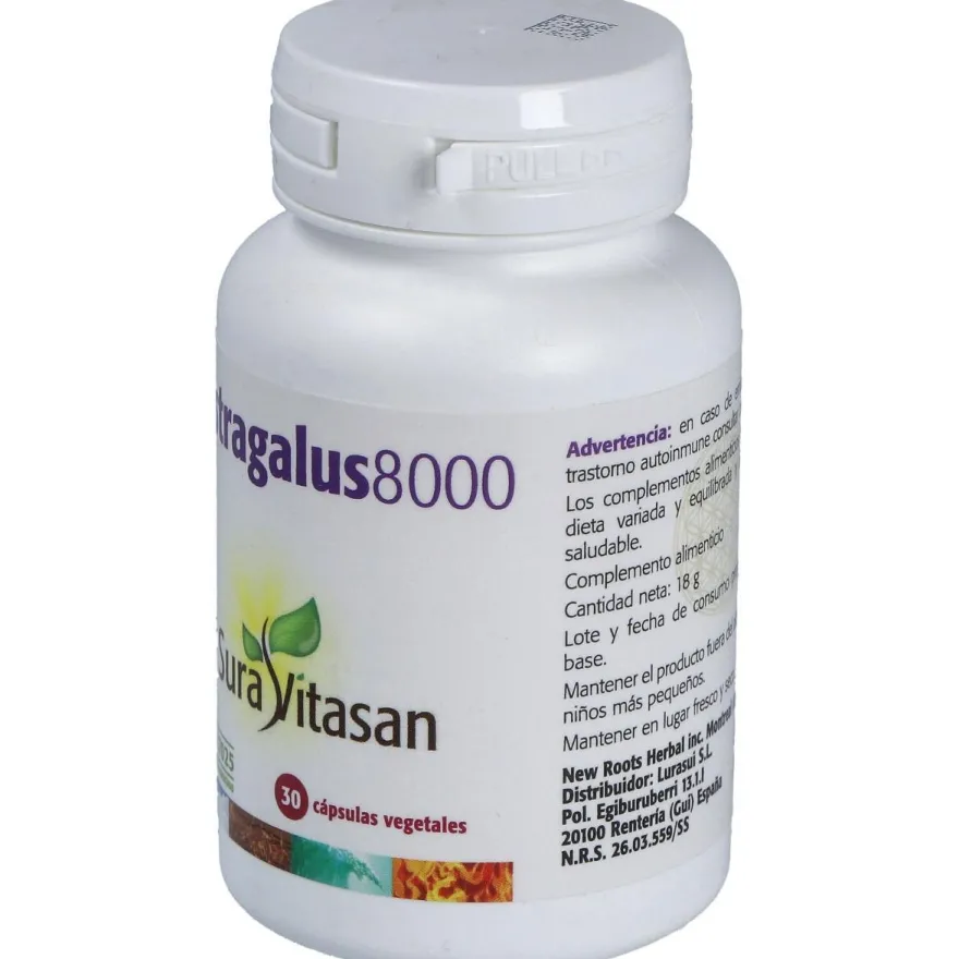 Astrágalus 8000 30 Cápsulas - Sura Vitasan