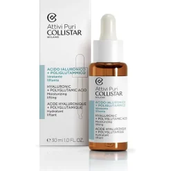 Attivi Puri Hyaluronic Acid + Polyglutamic Drops 30ml - Collistar