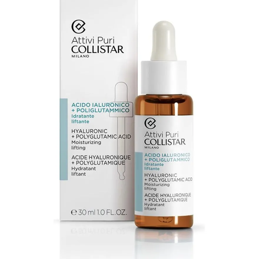 Attivi Puri Hyaluronic Acid + Polyglutamic Drops 30ml - Collistar
