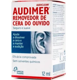 Audimer Audiclean Tapones Solucion - Limpieza Oidos (1 Envase 12 Ml)