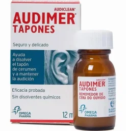 Audimer Audiclean Tapones Solucion - Limpieza Oidos (1 Envase 12 Ml)