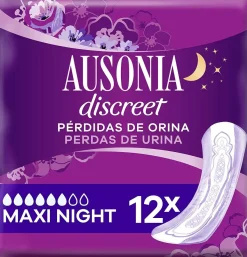 Ausonia Discreet Maxi Day & Night - Maxi (12 Unidades) - Procter&gamble España S.a